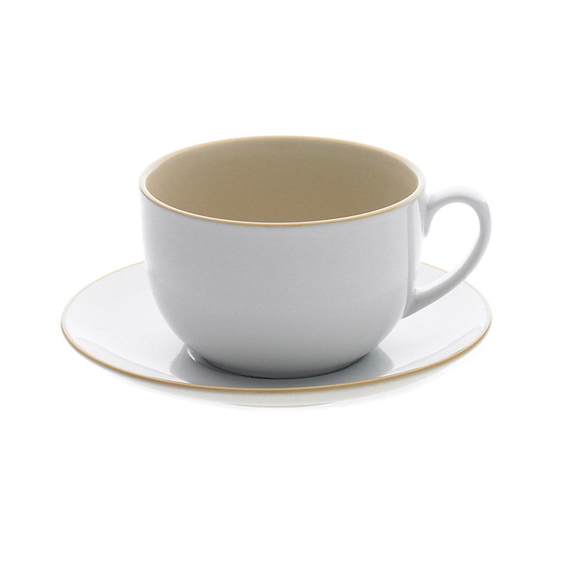 Ullu Stoneware Cup & Saucer - Yellow