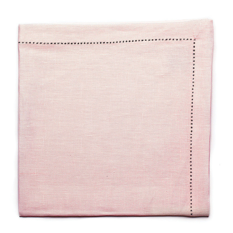 Pure Large Napkin with Button Stitch - Antique Rose