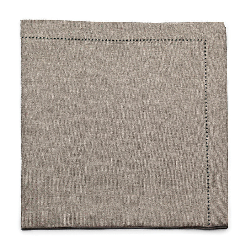 Pure Large Napkin with Button Stitch - Natural