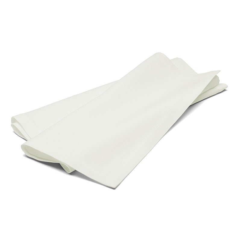 Short Table Runner - Plain Stitch  White | Teroforma