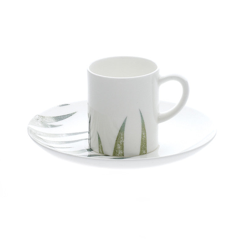 Avva Fern Espresso Cup & Saucer