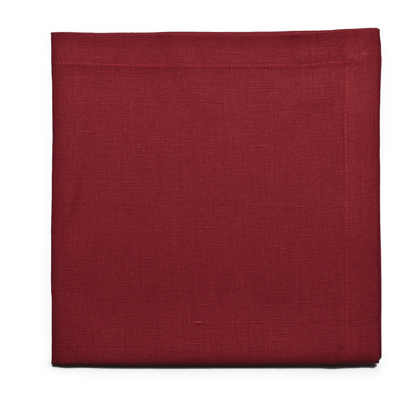 Small Napkin - Plain Stitch - Pure Red | Teroforma