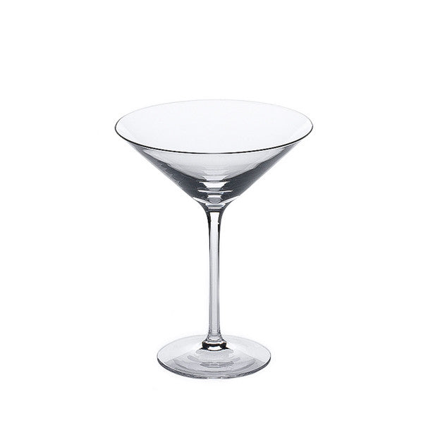 Giant Red Rimmed Martini Glass - Set of 2